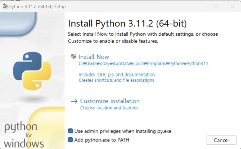 Instalar Python